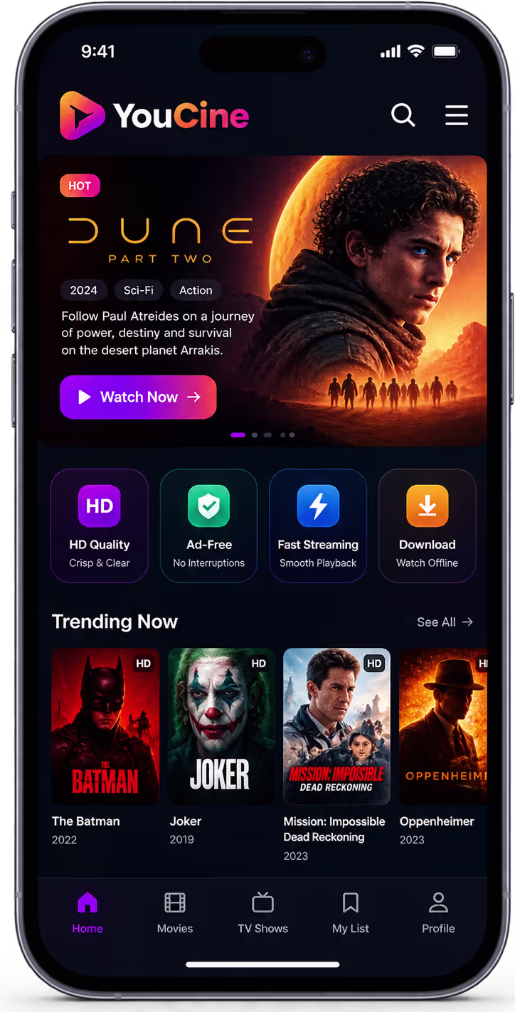 YouCine for iOS